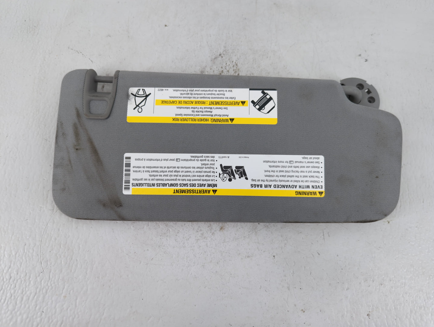 2017-2021 Chevrolet Trax Sun Visor Shade Replacement Driver Left Mirror Fits Fits 2017 2018 2019 2020 2021 OEM Used Auto Par