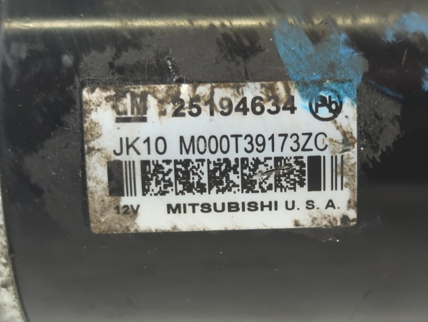 2013-2021 Chevrolet Trax Car Starter Motor Solenoid OEM P/N:M000T39173ZC 25194634 Fits OEM Used Auto Parts - Oemusedautopart