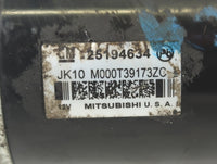 2013-2021 Chevrolet Trax Car Starter Motor Solenoid OEM P/N:M000T39173ZC 25194634 Fits OEM Used Auto Parts - Oemusedautopart