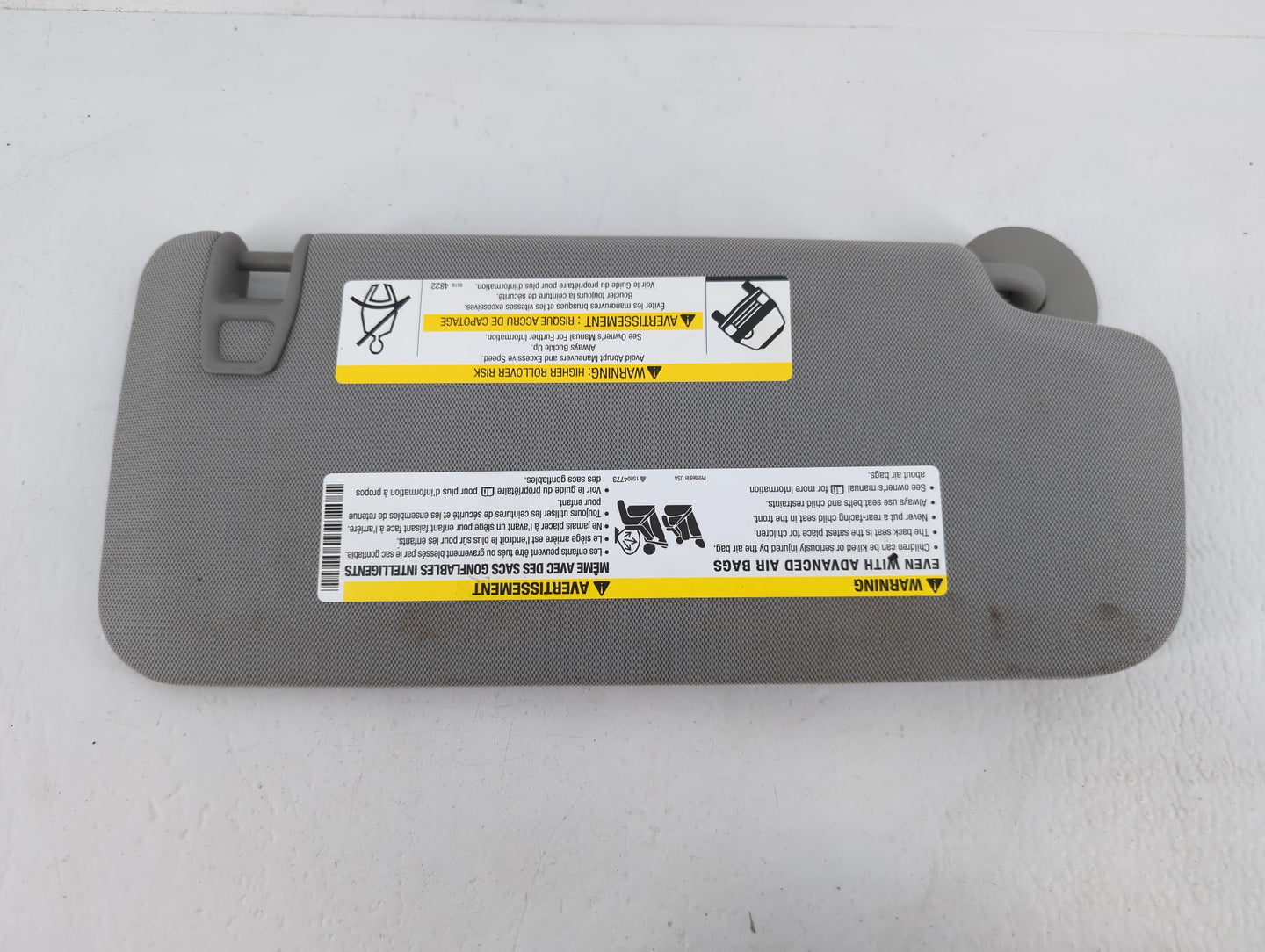 2017-2021 Chevrolet Trax Sun Visor Shade Replacement Passenger Right Mirror Fits Fits 2017 2018 2019 2020 2021 OEM Used Auto