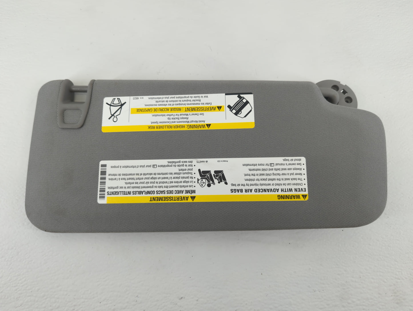 2017-2021 Chevrolet Trax Sun Visor Shade Replacement Driver Left Mirror Fits Fits 2017 2018 2019 2020 2021 OEM Used Auto Par