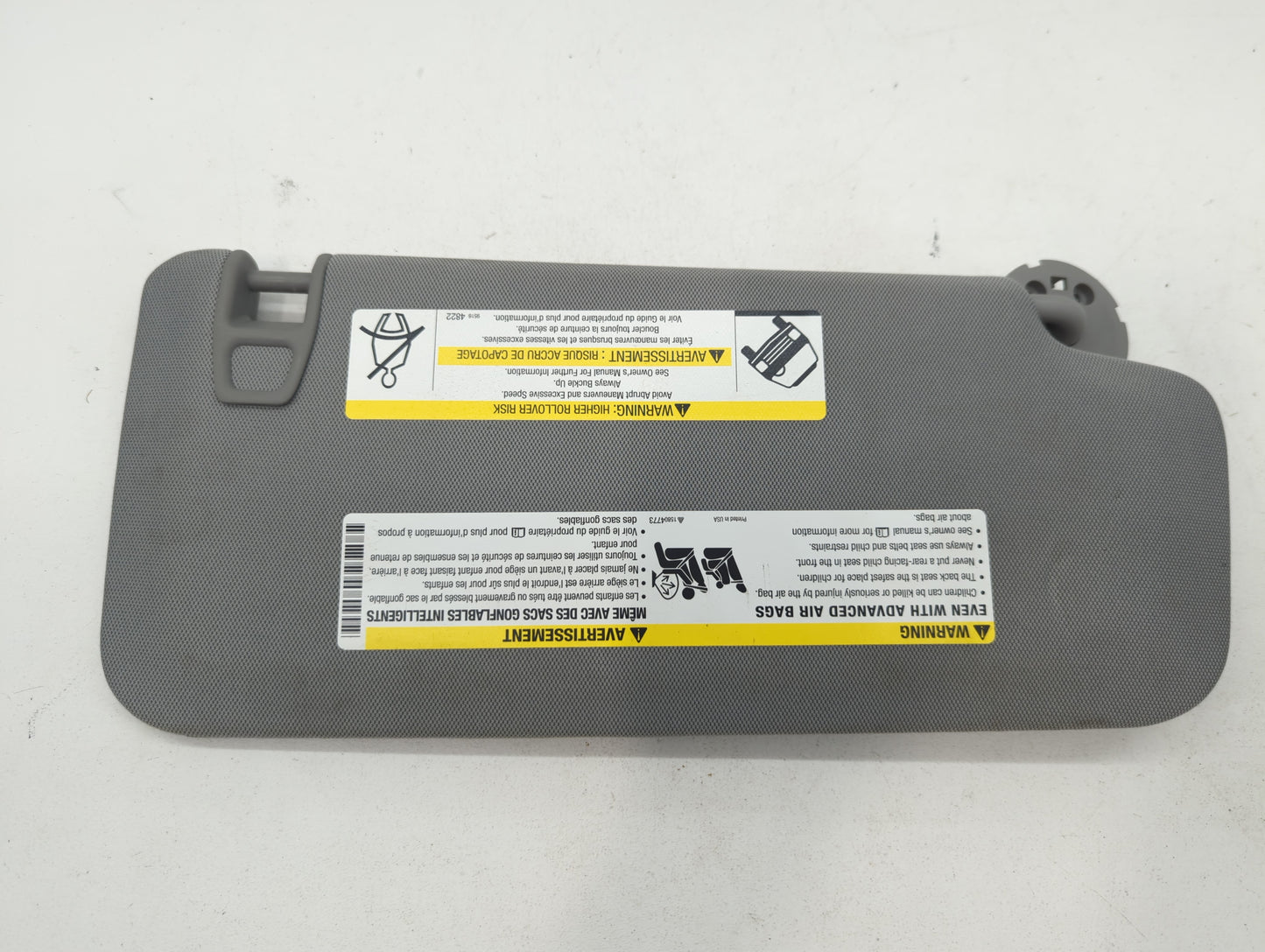 2017-2020 Chevrolet Trax Sun Visor Shade Replacement Driver Left Mirror Fits Fits 2017 2018 2019 2020 OEM Used Auto Parts - 