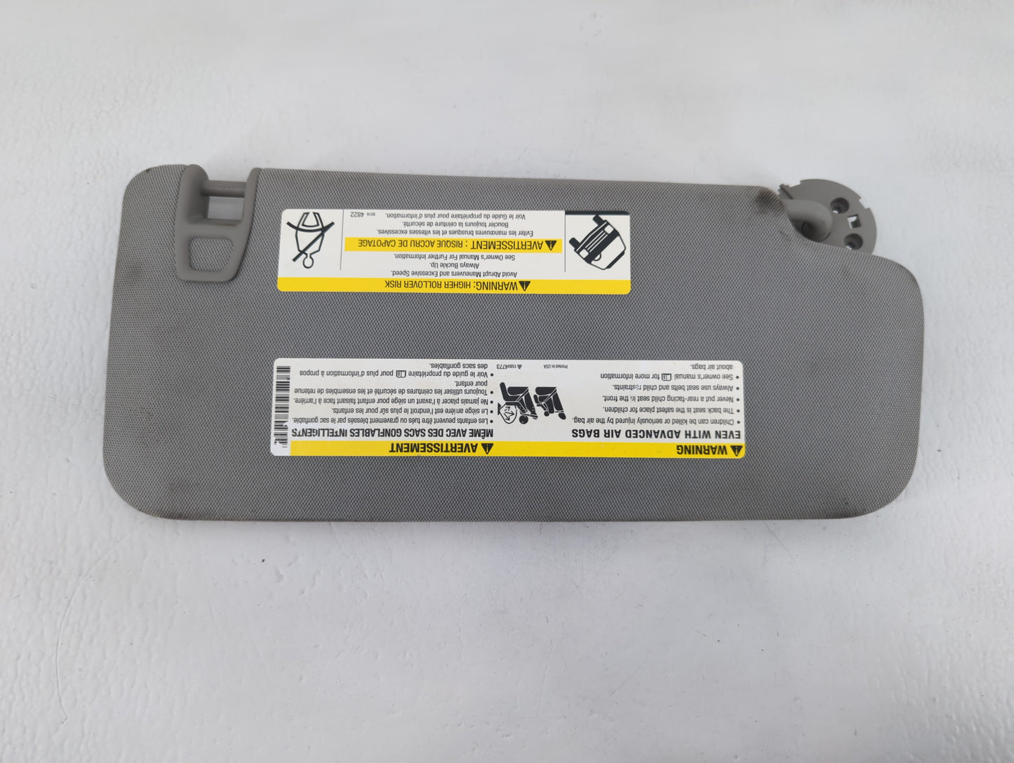 2017-2021 Chevrolet Trax Sun Visor Shade Replacement Driver Left Mirror Fits Fits 2017 2018 2019 2020 2021 OEM Used Auto Par