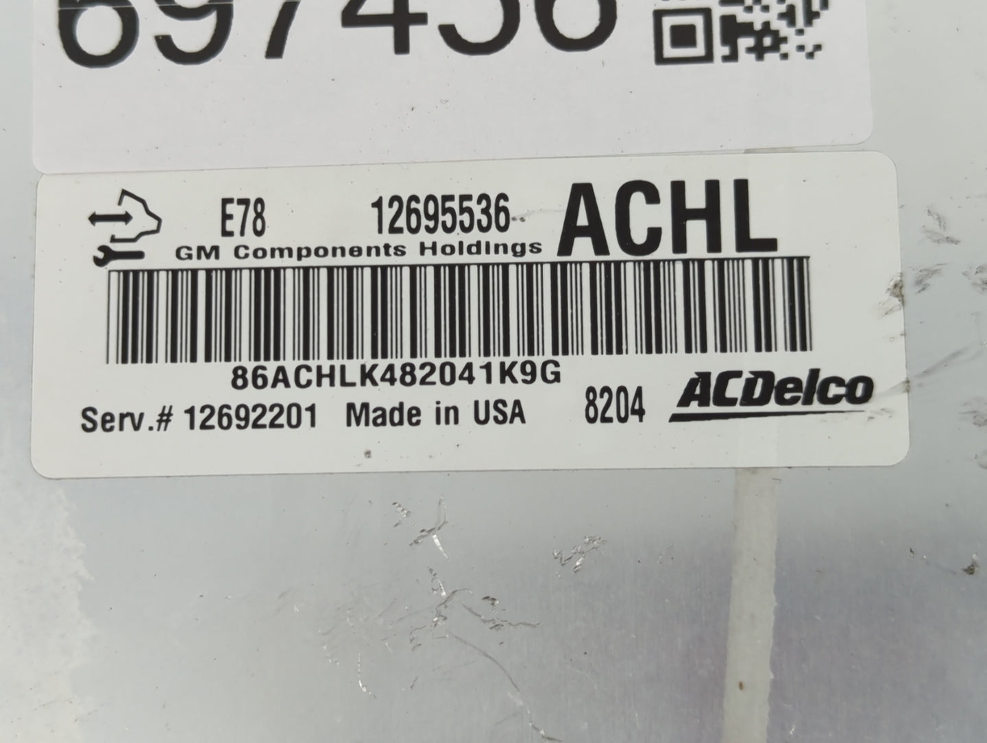 2017-2021 Chevrolet Trax PCM Engine Control Computer ECU ECM PCU OEM P/N:12692201 12695536 Fits Fits 2017 2018 2019 2020 202