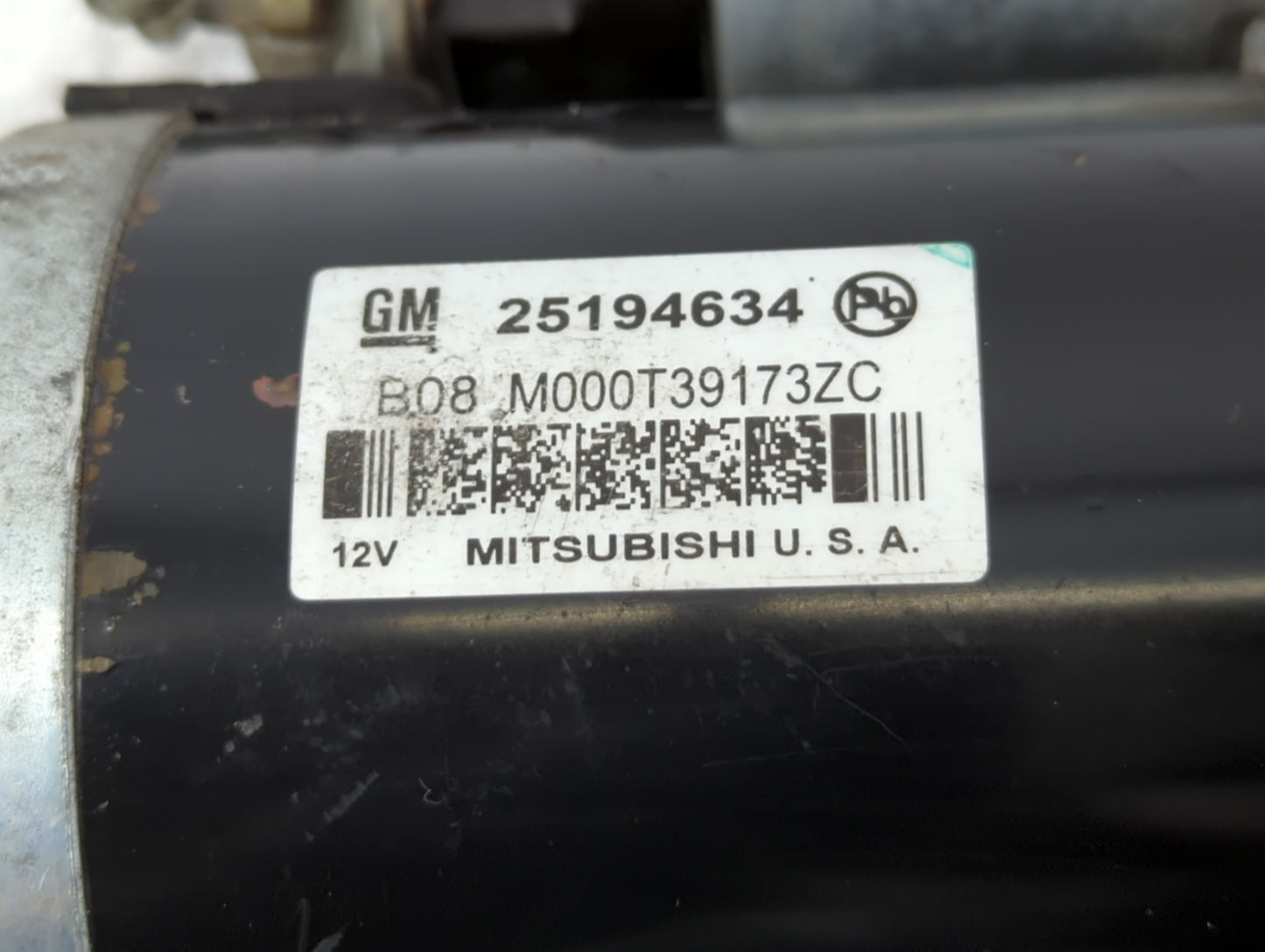 2013-2021 Chevrolet Trax Car Starter Motor Solenoid OEM P/N:25194634 Fits OEM Used Auto Parts - Oemusedautoparts1.com