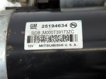 2013-2021 Chevrolet Trax Car Starter Motor Solenoid OEM P/N:25194634 Fits OEM Used Auto Parts