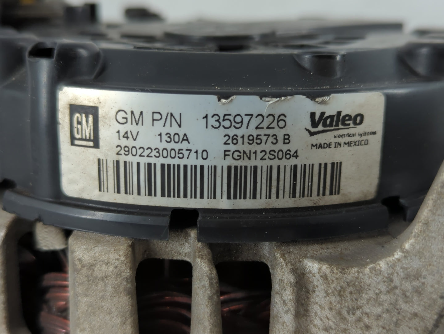 2013-2021 Chevrolet Trax Alternator Replacement Generator Charging Assembly Engine OEM P/N:13597226 Fits OEM Used Auto Parts