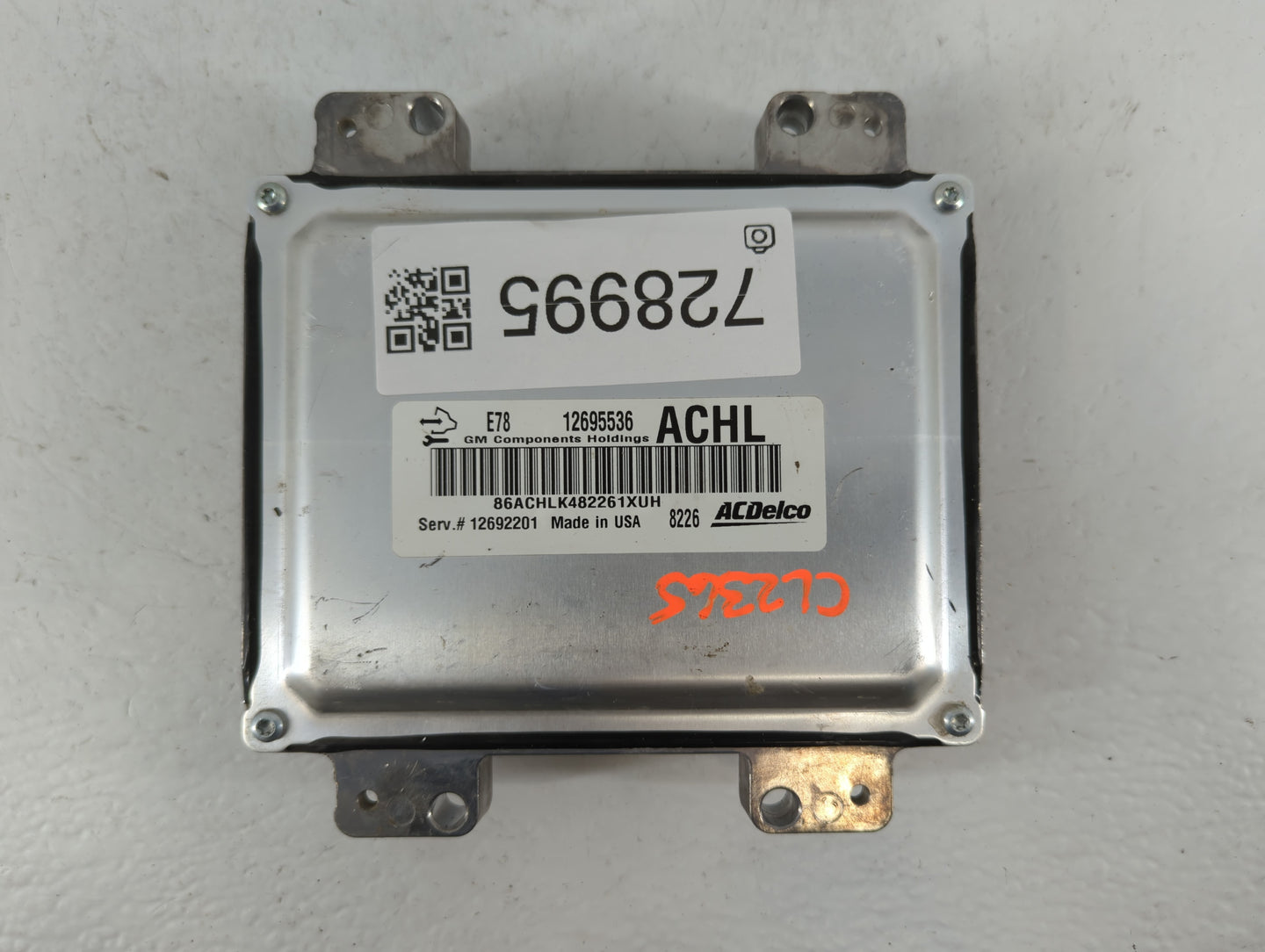 2017-2021 Chevrolet Trax PCM Engine Control Computer ECU ECM PCU OEM P/N:12692201 Fits Fits 2017 2018 2019 2020 2021 OEM Use
