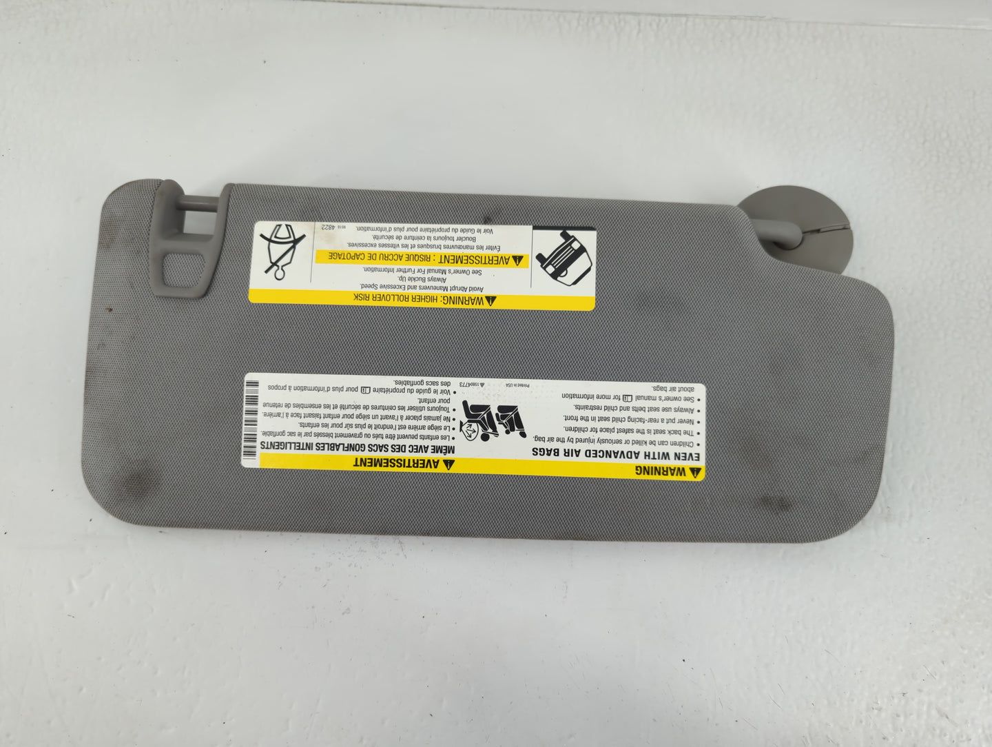 2017-2021 Chevrolet Trax Sun Visor Shade Replacement Driver Left Mirror Fits Fits 2017 2018 2019 2020 2021 OEM Used Auto Par