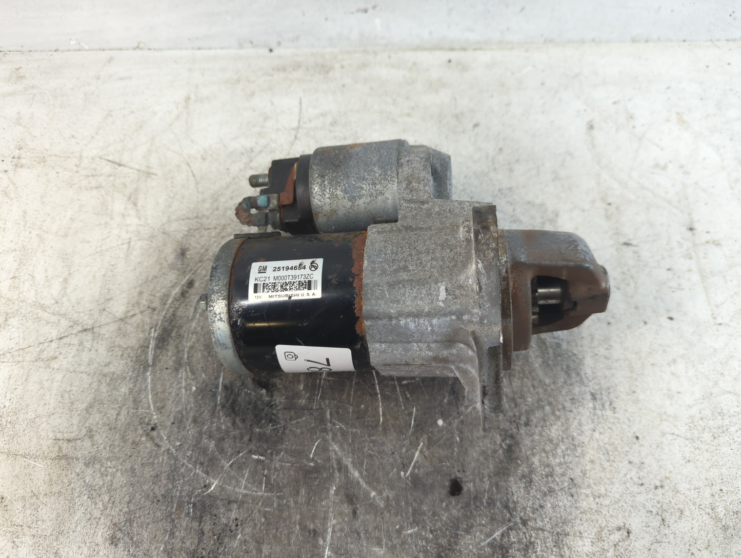 2013-2021 Chevrolet Trax Car Starter Motor Solenoid OEM P/N:25194654 Fits OEM Used Auto Parts - Oemusedautoparts1.com