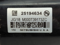 2013-2021 Chevrolet Trax Car Starter Motor Solenoid OEM P/N:M000T39173ZC 25194634 Fits OEM Used Auto Parts - Oemusedautopart