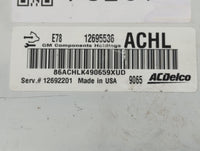 2017-2021 Chevrolet Trax PCM Engine Control Computer ECU ECM PCU OEM P/N:12692201 12695536 Fits Fits 2017 2018 2019 2020 202