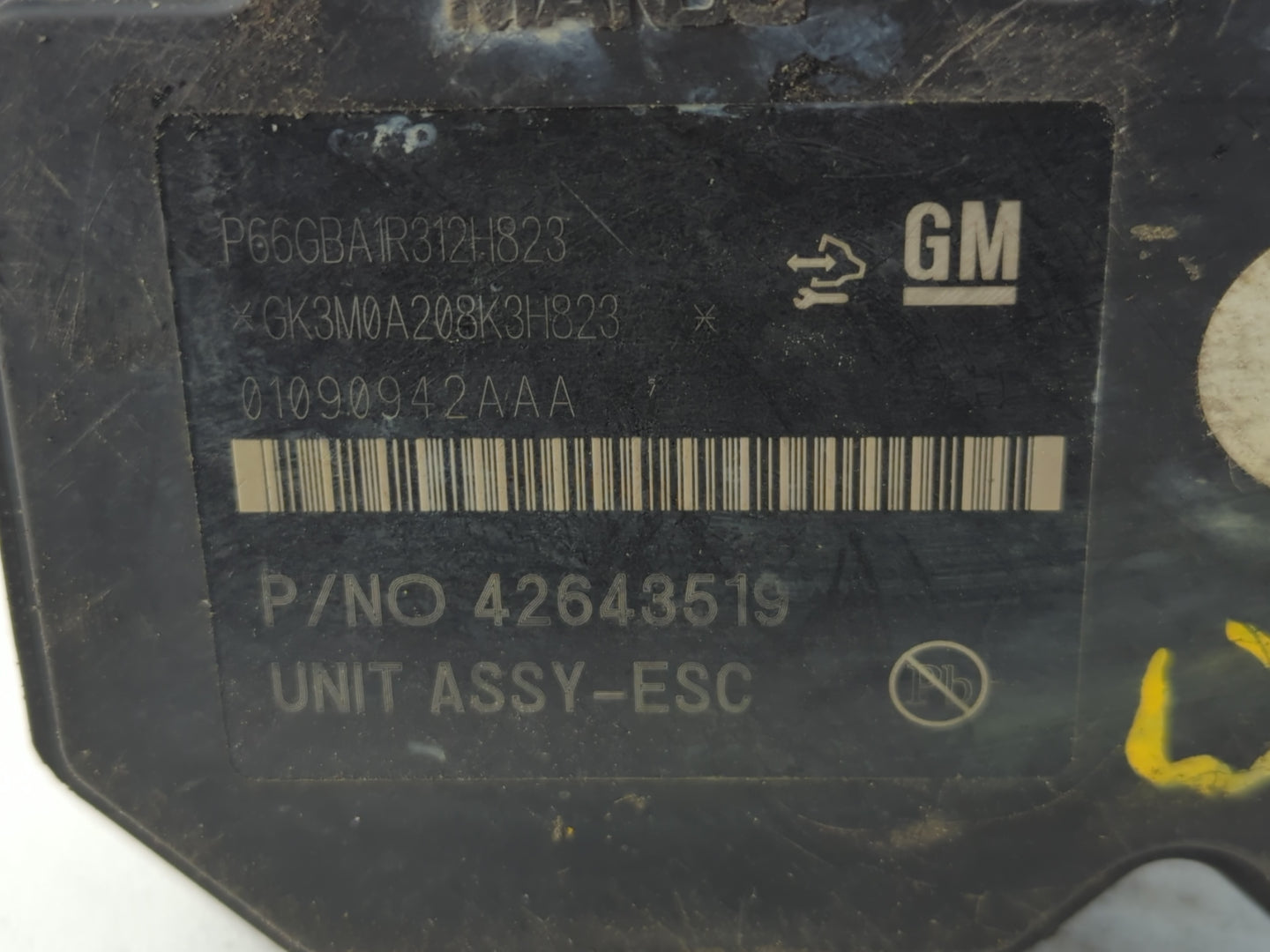 2017-2021 Chevrolet Trax ABS Pump Control Module Replacement P/N:42643519 Fits Fits 2017 2018 2019 2020 2021 OEM Used Auto P