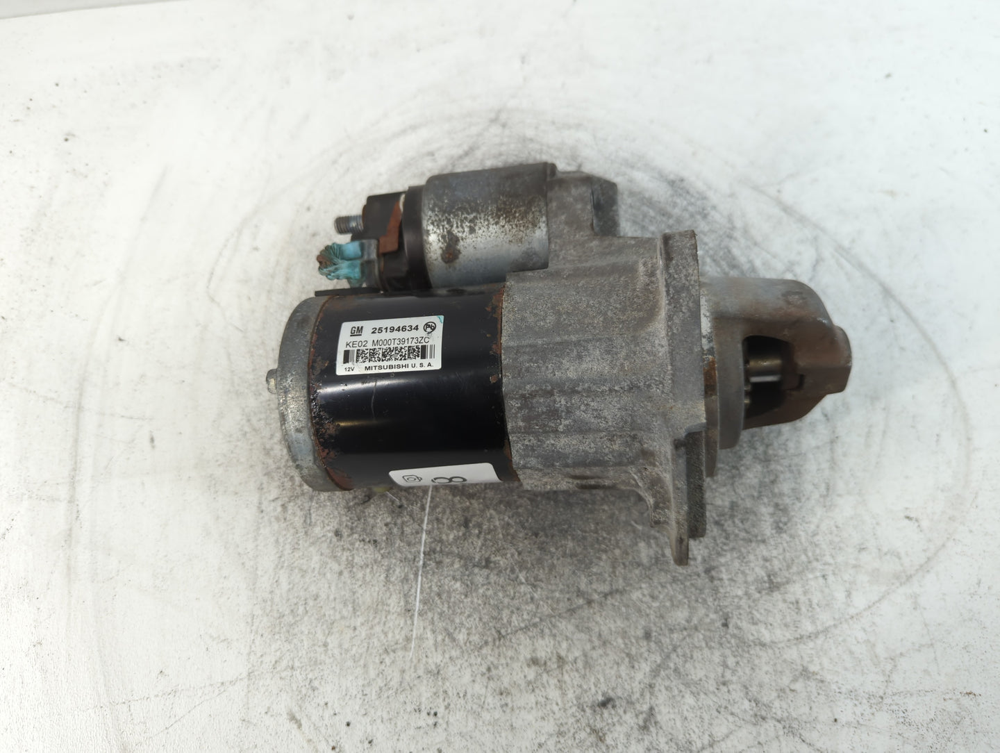 2013-2021 Chevrolet Trax Car Starter Motor Solenoid OEM P/N:M000T39173ZC 25194634 Fits OEM Used Auto Parts - Oemusedautopart
