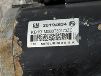 2013-2021 Chevrolet Trax Car Starter Motor Solenoid OEM P/N:25194634 Fits OEM Used Auto Parts - Oemusedautoparts1.com