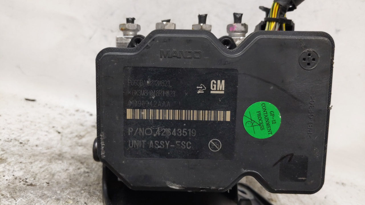 2017-2018 Chevrolet Trax ABS Pump Control Module Replacement P/N:42643519 Fits Fits 2017 2018 2019 OEM Used Auto Parts - Oem