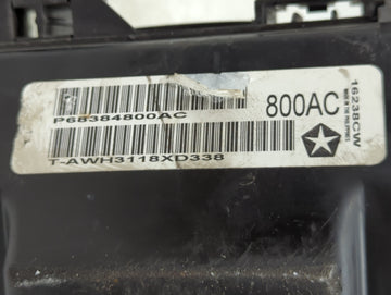 2019 Chrysler 300 Fusebox Fuse Box Panel Relay Module P/N:P68384800AC Fits OEM Used Auto Parts