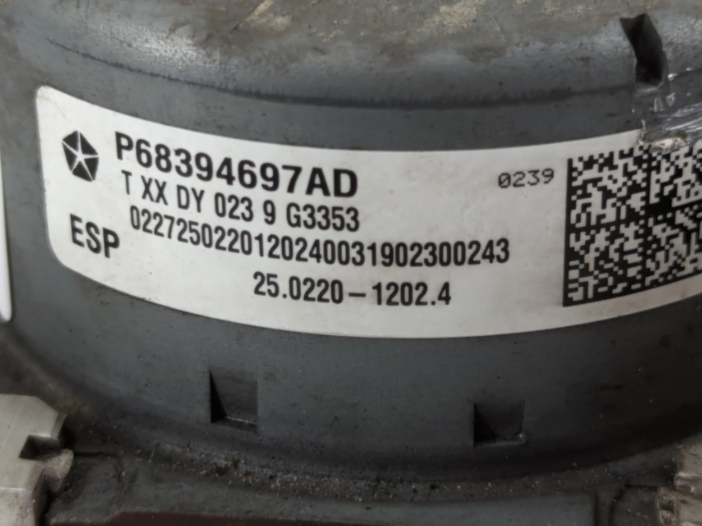 2018-2022 Chrysler 300 ABS Pump Control Module Replacement P/N:P68394697AD Fits Fits 2018 2019 2020 2021 2022 OEM Used Auto 