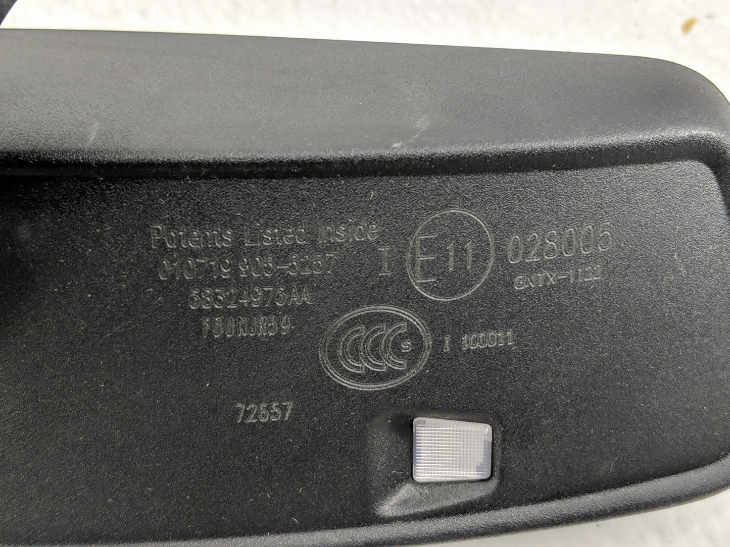 2017-2022 Chrysler 300 Interior Rear View Mirror Replacement OEM P/N:68324976AA Fits Fits 2017 2018 2019 2020 2021 2022 OEM 