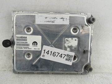 2018-2019 Chrysler 300 PCM Engine Control Computer ECU ECM PCU OEM P/N:P68330904AA Fits Fits 2018 2019 OEM Used Auto Parts -