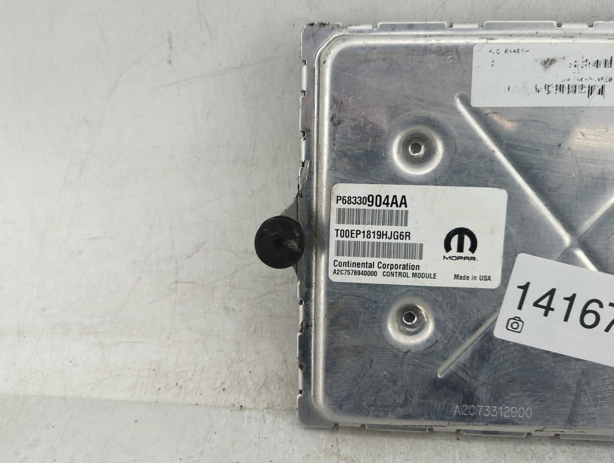 2018-2019 Chrysler 300 PCM Engine Control Computer ECU ECM PCU OEM P/N:P68330904AA Fits 2018 2019 OEM Used Auto Parts - Oemu