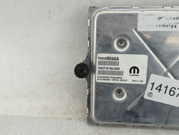 2018-2019 Chrysler 300 PCM Engine Control Computer ECU ECM PCU OEM P/N:P68330904AA Fits Fits 2018 2019 OEM Used Auto Parts