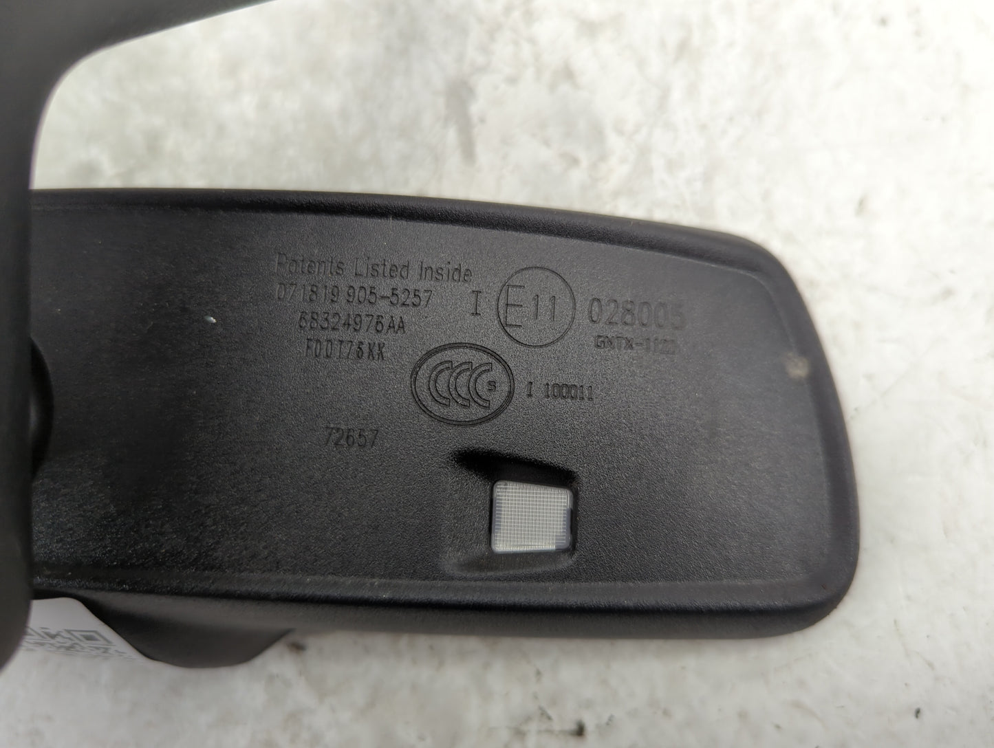 2017-2022 Chrysler 300 Interior Rear View Mirror Replacement OEM P/N:68324976AA Fits Fits 2017 2018 2019 2020 2021 2022 OEM 