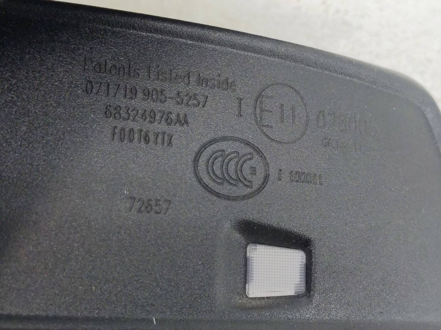 2017-2022 Chrysler 300 Interior Rear View Mirror Replacement OEM P/N:68324976AA Fits Fits 2017 2018 2019 2020 2021 2022 OEM 