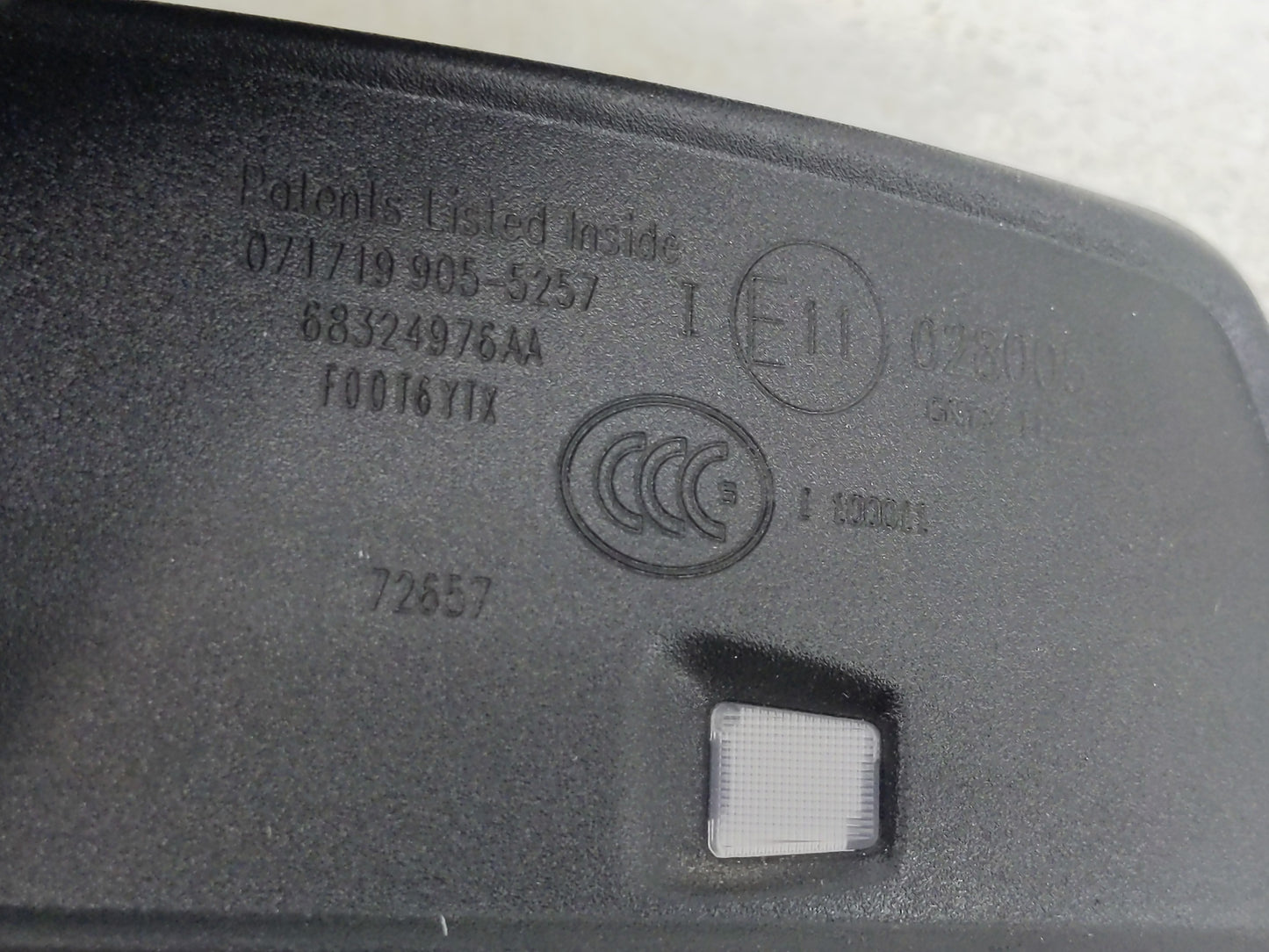 2017-2022 Chrysler 300 Interior Rear View Mirror Replacement OEM P/N:68324976AA Fits Fits 2017 2018 2019 2020 2021 2022 OEM 