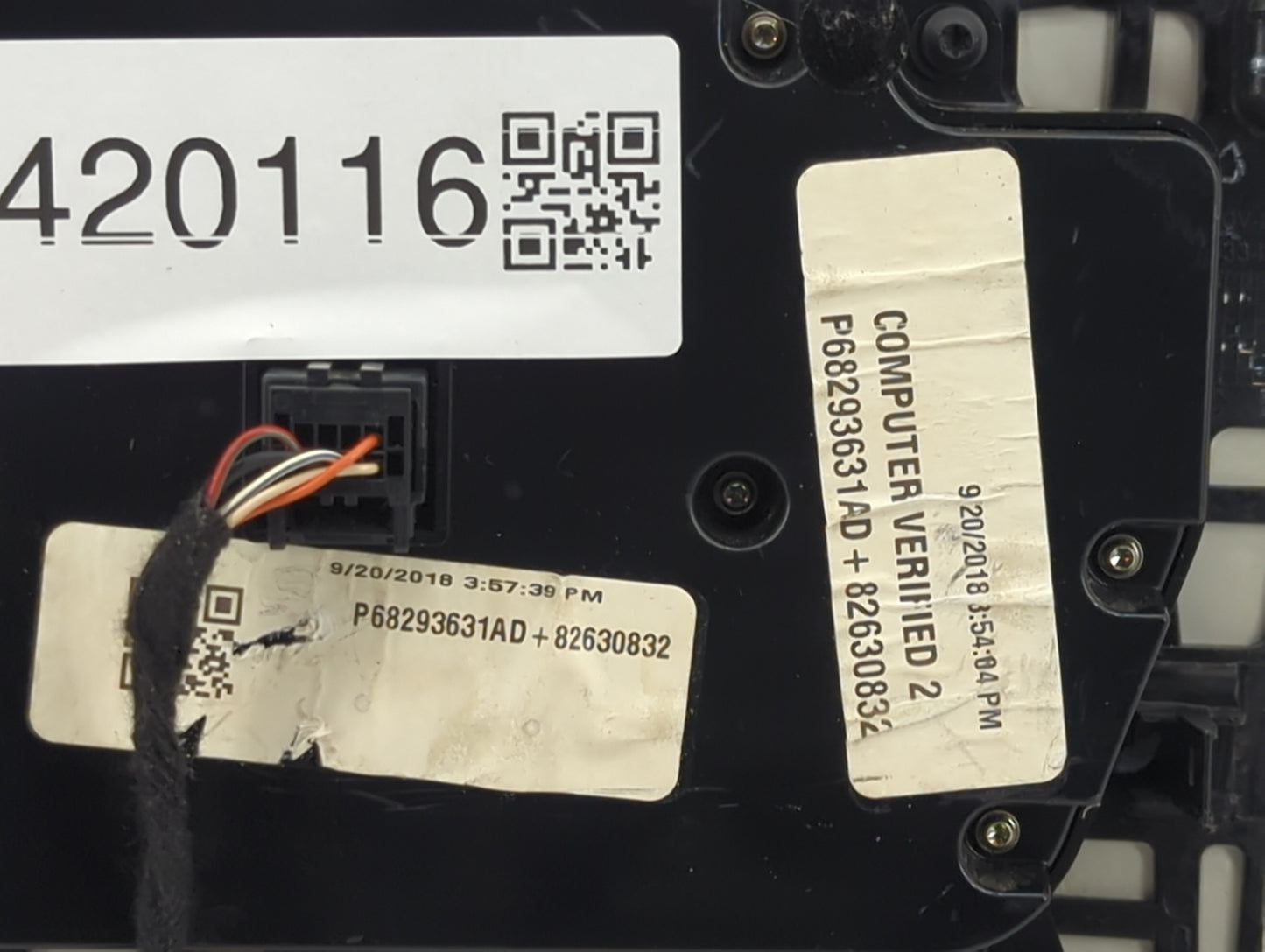 2017-2022 Chrysler 300 Climate Control Module Temperature AC/Heater Replacement P/N:P68293631AD Fits OEM Used Auto Parts - O