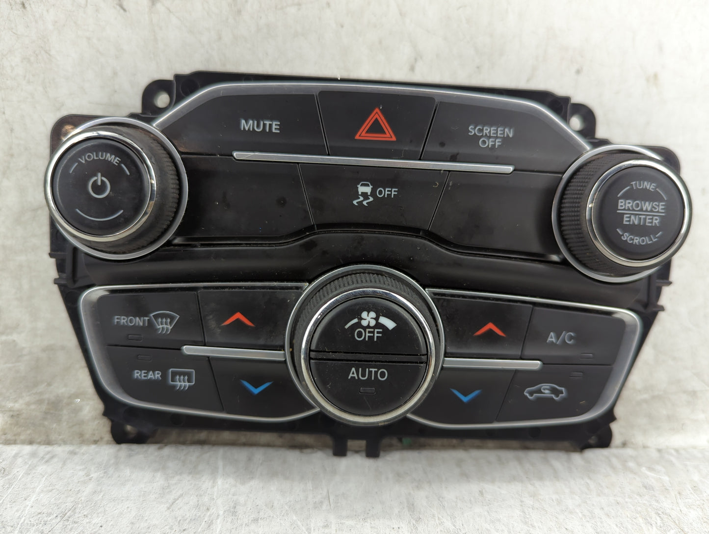 2017-2022 Chrysler 300 Climate Control Module Temperature AC/Heater Replacement P/N:P68293631AD 91790591 Fits OEM Used Auto 