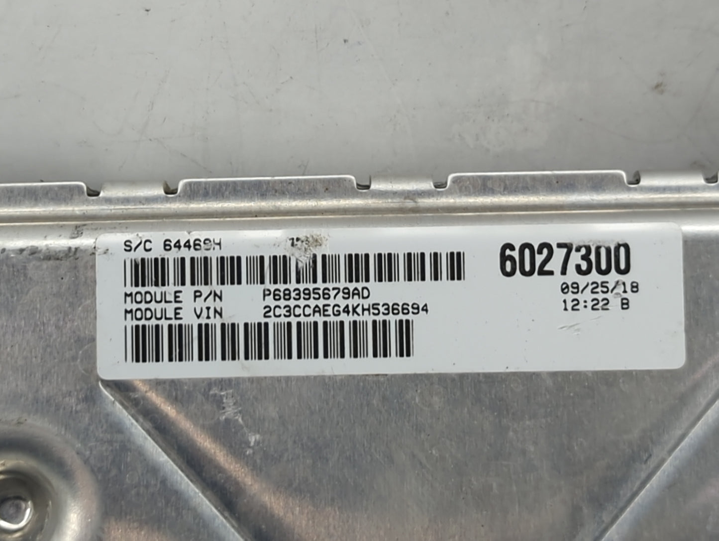 2018-2019 Chrysler 300 PCM Engine Control Computer ECU ECM PCU OEM P/N:P68395679AD P68330904AA, A2C7576940000 Fits Fits 2018