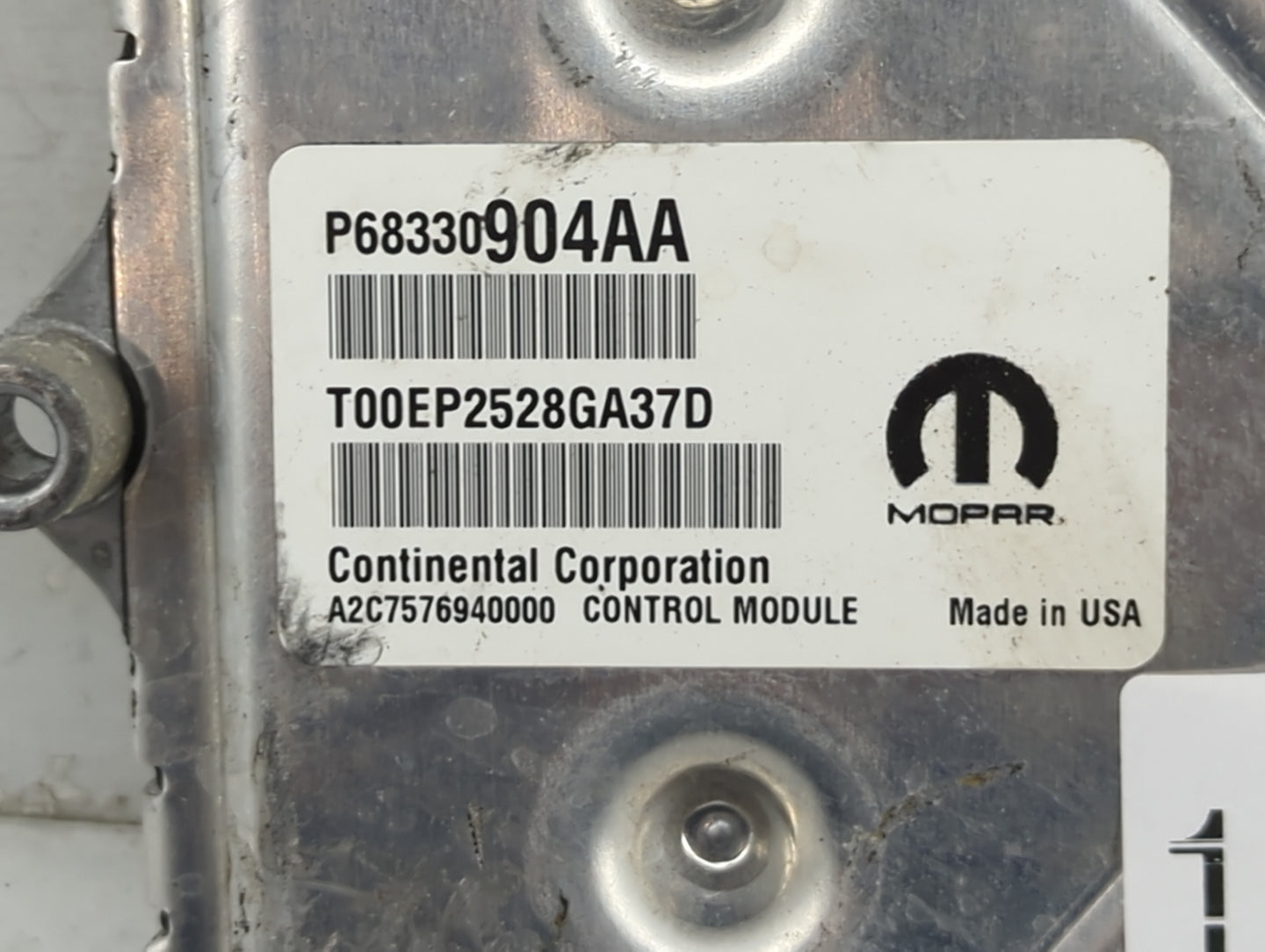 2018-2019 Chrysler 300 PCM Engine Control Computer ECU ECM PCU OEM P/N:P68395679AD P68330904AA, A2C7576940000 Fits Fits 2018