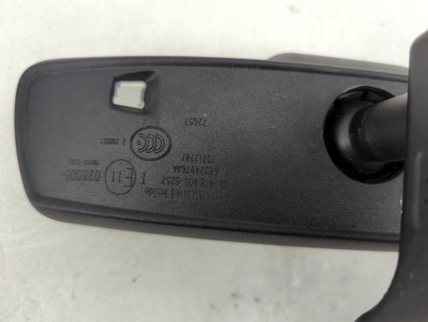 2017-2022 Chrysler 300 Interior Rear View Mirror Replacement OEM P/N:68324976AA Fits Fits 2017 2018 2019 2020 2021 2022 OEM 