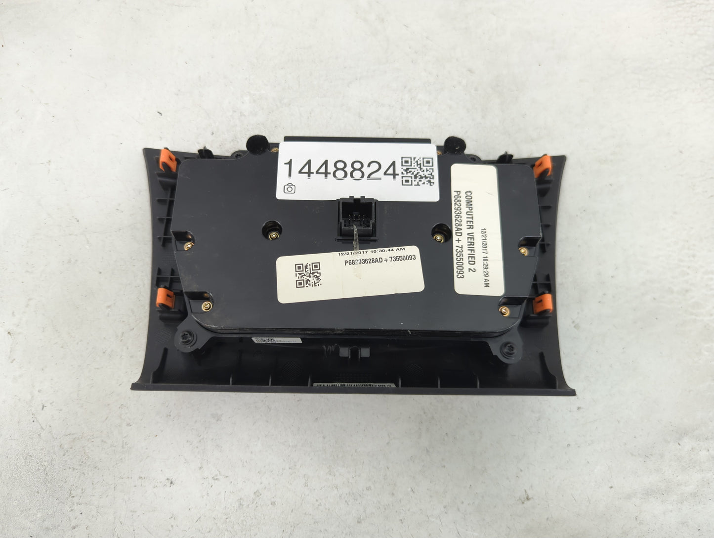 2017-2022 Chrysler 300 Climate Control Module Temperature AC/Heater Replacement P/N:P68293628AD 73550093 Fits OEM Used Auto 