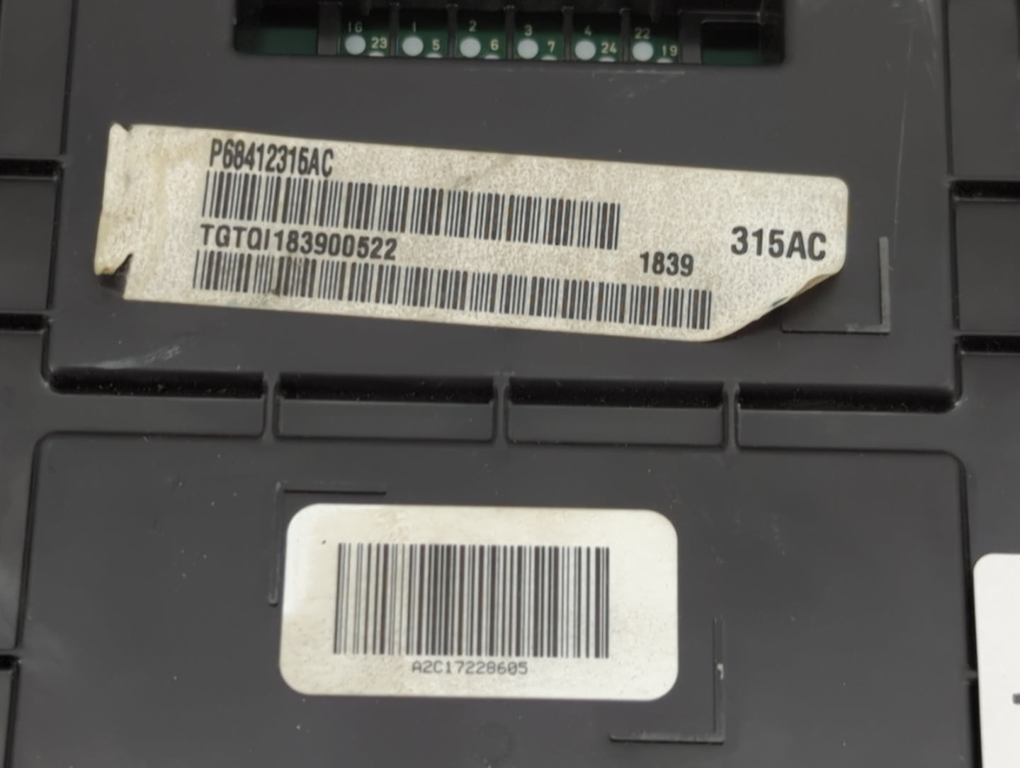 2019 Chrysler 300 Instrument Cluster Speedometer Gauges P/N:P68412315AC Miles: Fits OEM Used Auto Parts - Oemusedautoparts1.