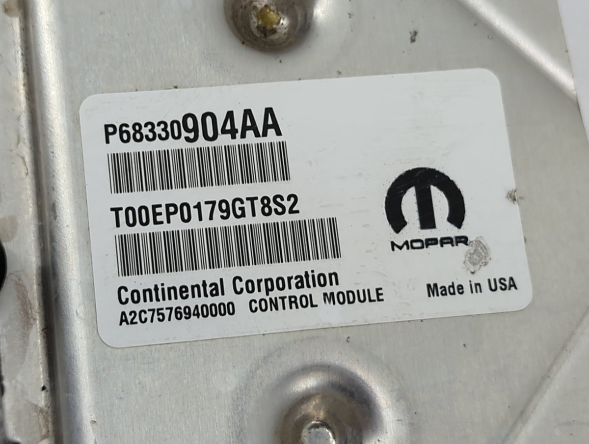 2018-2019 Chrysler 300 PCM Engine Control Computer ECU ECM PCU OEM P/N:P68330904AA T00EP0179GT8S2, A2C7576940000 Fits 2018 2