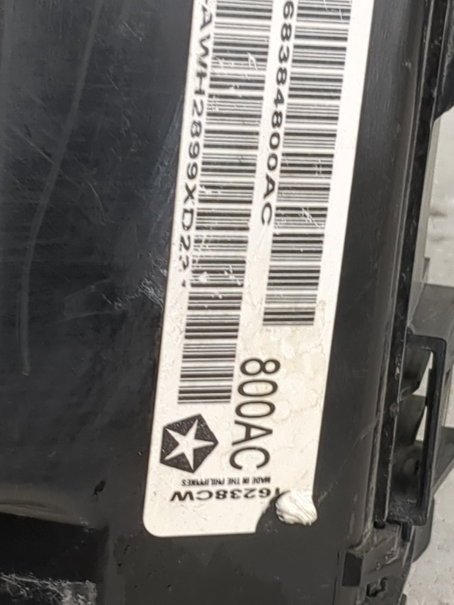 2012-2014 Chrysler 300 Fusebox Fuse Box Panel Relay Module P/N:68384800AC AWH2899XD22, 76238CW Fits Fits 2012 2013 2014 OEM 