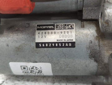 2017-2022 Chrysler 300 Car Starter Motor Solenoid OEM P/N:428000-9301 56029852AB Fits OEM Used Auto Parts