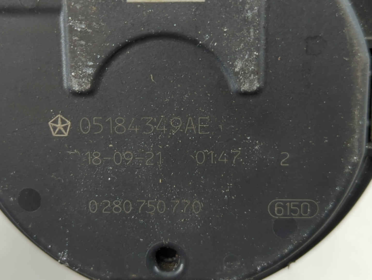 2011-2022 Chrysler 300 Throttle Body P/N:0 280 750 770 05184349AE Fits OEM Used Auto Parts - Oemusedautoparts1.com