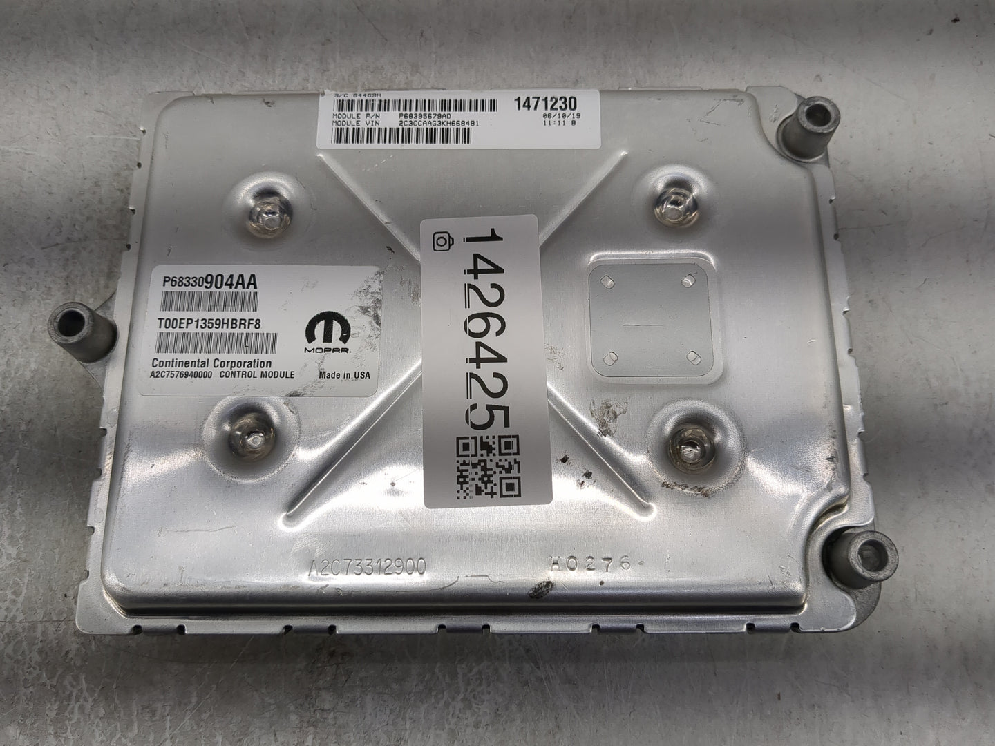 2019 Chrysler Chr300 PCM Engine Control Computer ECU ECM PCU OEM P/N:P68330904AA T00EP1359HBRF8, A2C7576940000 Fits Fits 201