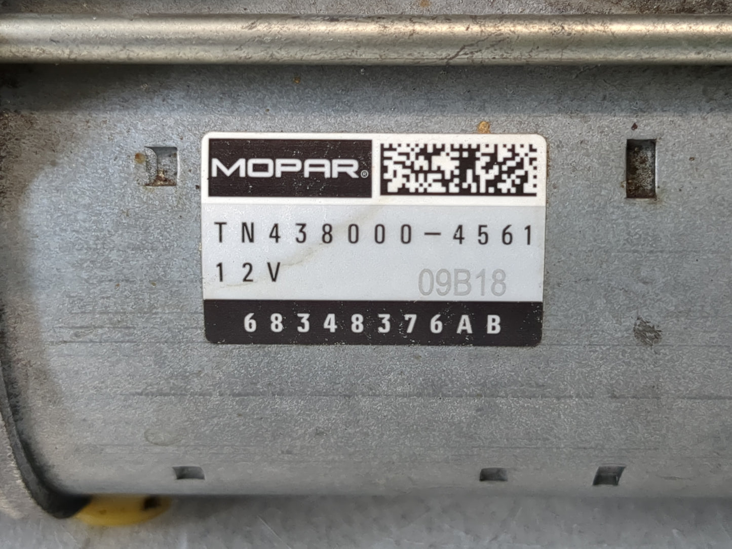 2017-2022 Chrysler Pacifica Car Starter Motor Solenoid OEM P/N:TN438000-4561 68348376AB Fits Fits 2017 2018 2019 2020 2021 2