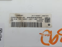 2019 Chrysler Pacifica Instrument Cluster Speedometer Gauges P/N:CR-0047-201-NR-CCAC 68405292AC, 286181 Miles: Fits OEM Used
