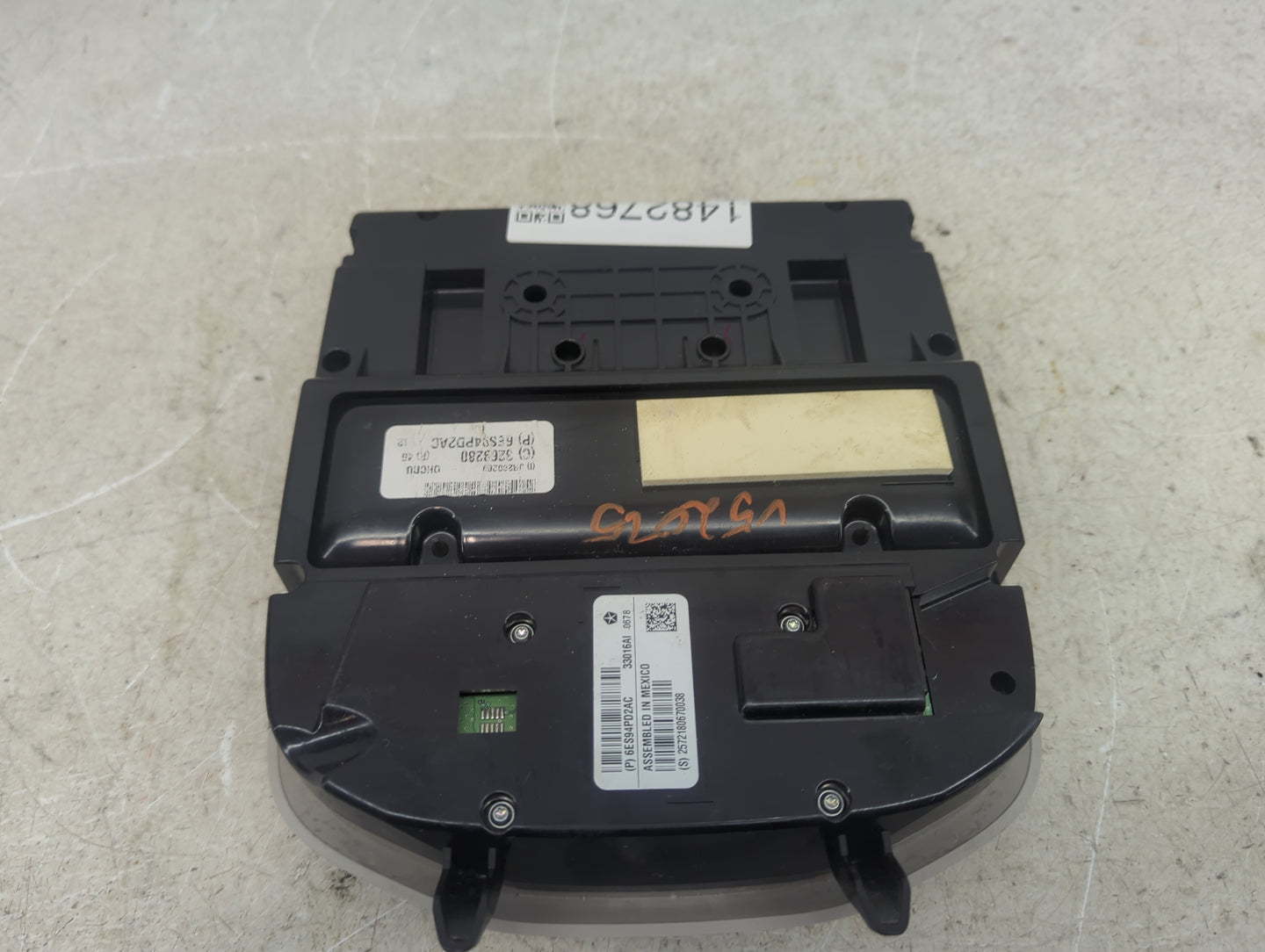 2018-2021 Chrysler Pacifica Overhead Console W/rear Climate Control 1482768 - Oemusedautoparts1.com