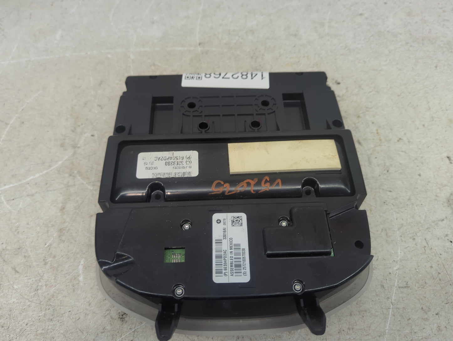2018-2021 Chrysler Pacifica Overhead Console W/rear Climate Control 1482768 - Oemusedautoparts1.com