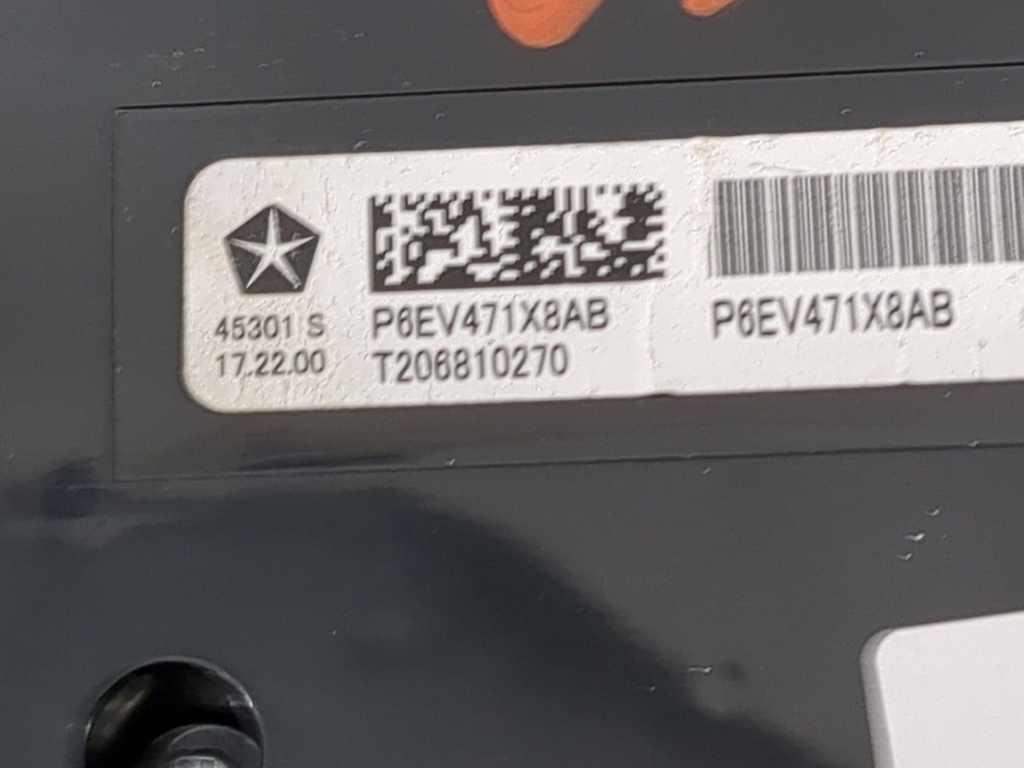 2018-2020 Chrysler Pacifica Climate Control Module Temperature AC/Heater Replacement P/N:P6EV471X8AB T206810270 Fits OEM Use