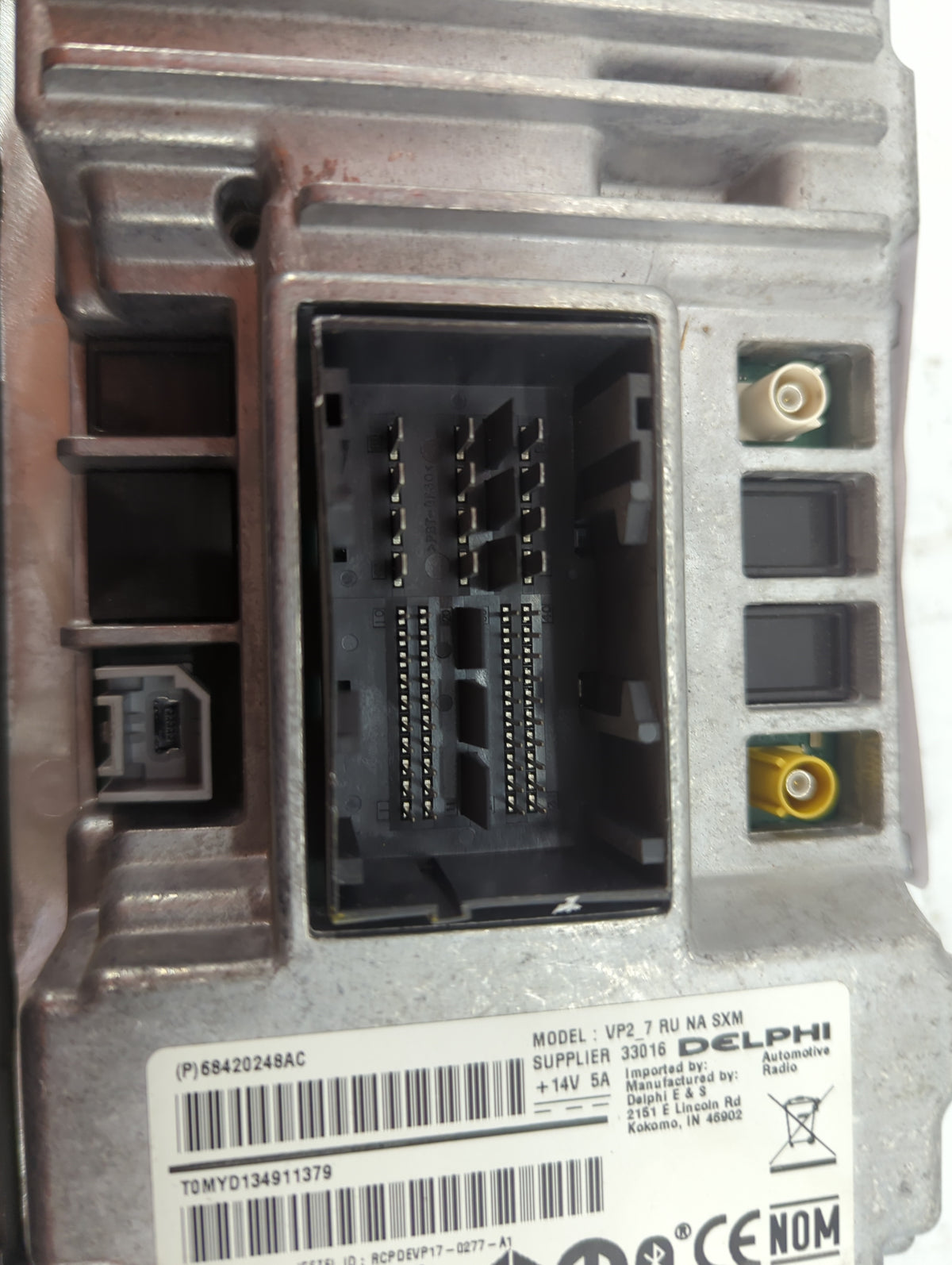 2019 Chrysler Pacifica Information Radio Display Screen 1517926 - Oemusedautoparts1.com