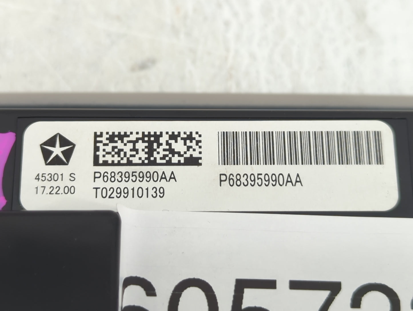 2017-2021 Chrysler Pacifica Climate Control Module Temperature AC/Heater Replacement P/N:068395990AA Fits OEM Used Auto Part