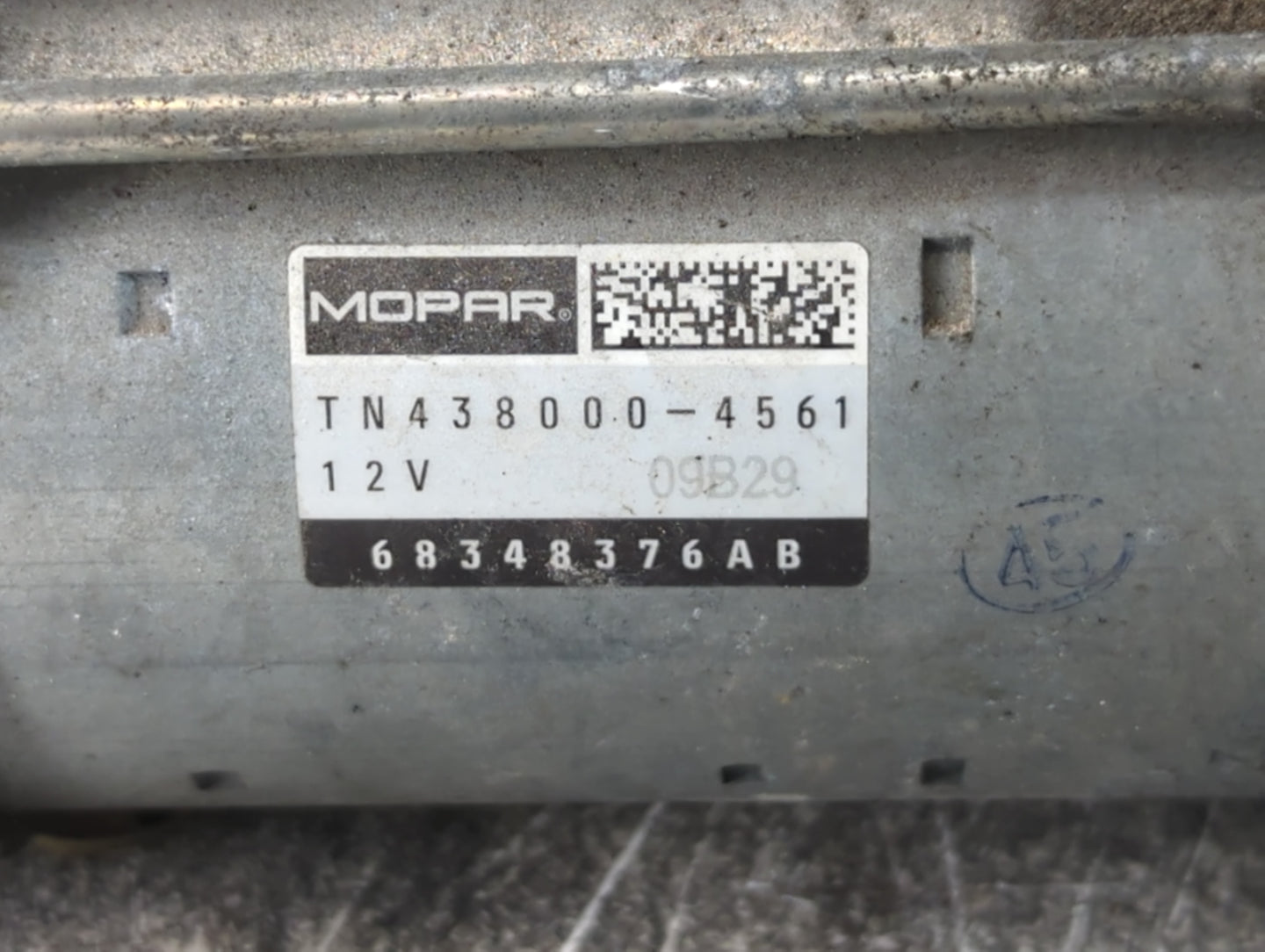 2017-2022 Chrysler Pacifica Car Starter Motor Solenoid OEM P/N:TN438000-4561 Fits Fits 2017 2018 2019 2020 2021 2022 OEM Use
