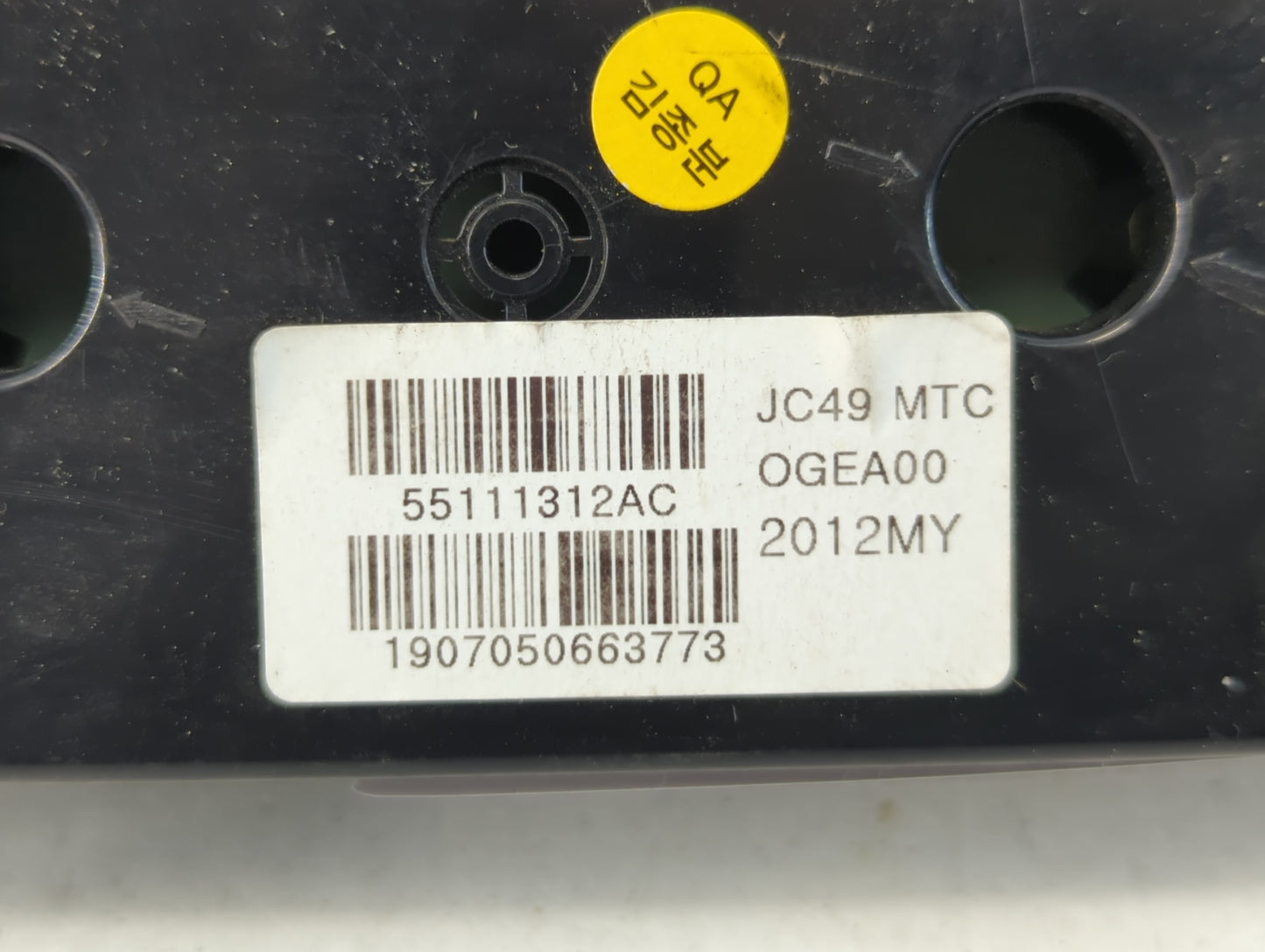 2019 Dodge Caravan Climate Control Module Temperature AC/Heater Replacement P/N:55111312AC Fits OEM Used Auto Parts - Oemuse